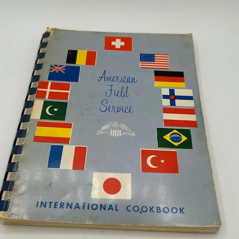 Mid-century American Field Service International Cookbook